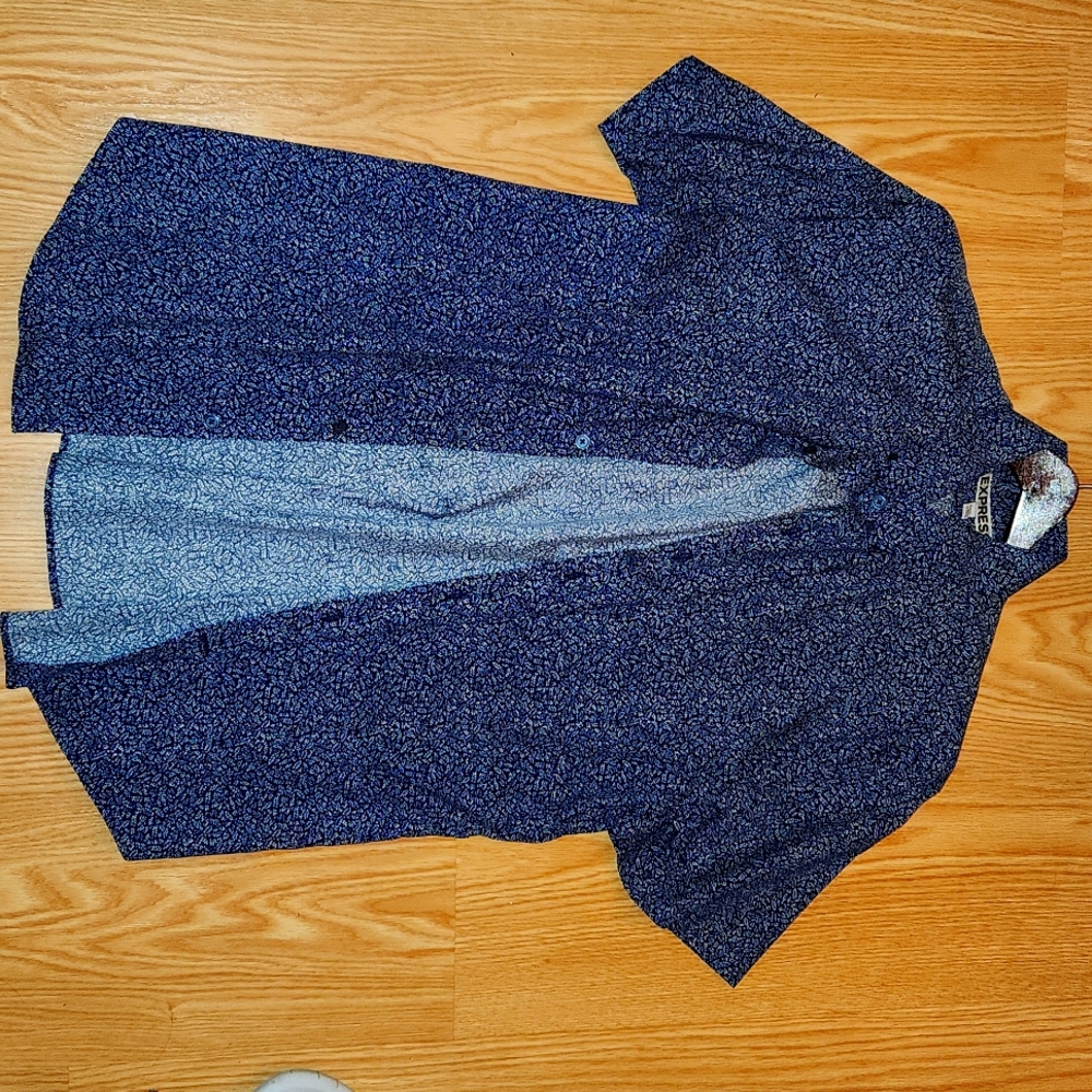 NWOT Express Men's Short Sleeve Shirt